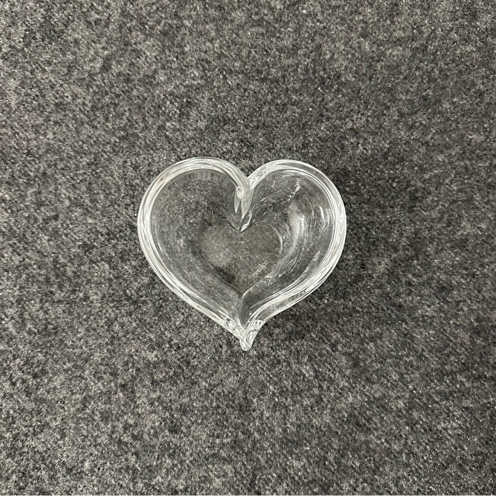 NEW Orrefors Heart Bowl